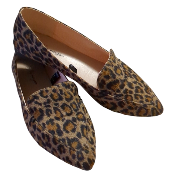 Lilly Morgan Leopard Print Flats Size 6 - Picture 1 of 10